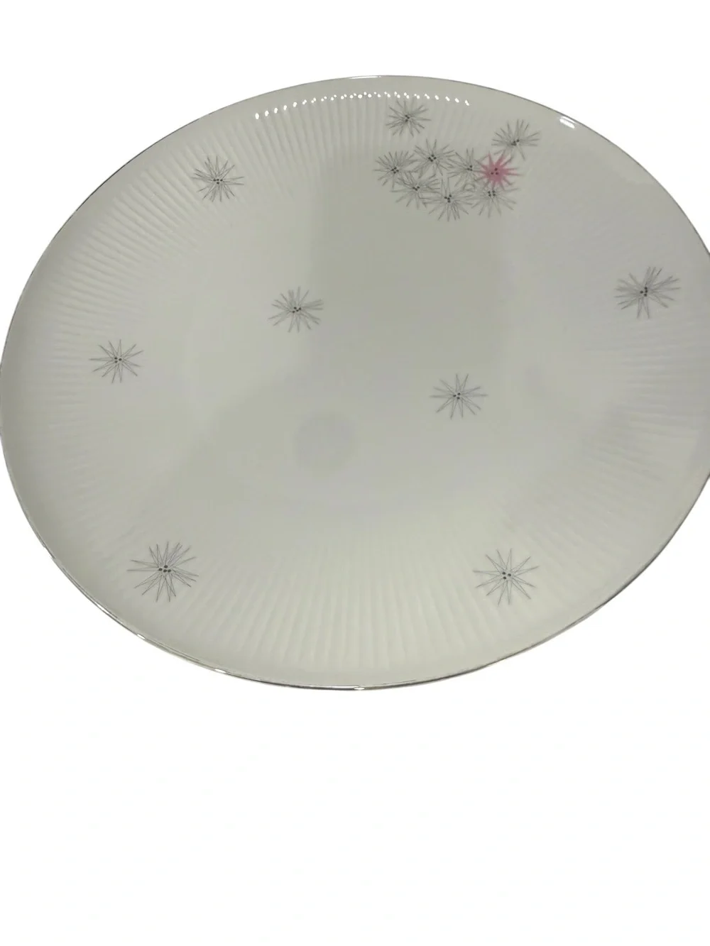 Thomas Germany Rosenthal Porcelain MCM Atomic Starburst Platter 7529 Design